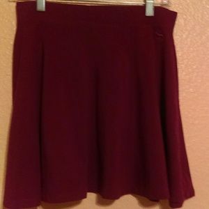 PINK purple mini skater skirt